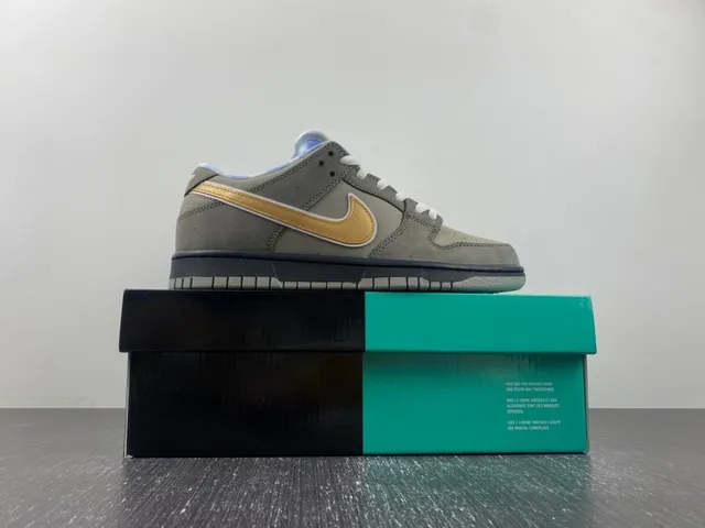 Nike SB Dunk Low Olive Gray Gold Skateboard Shoes 16