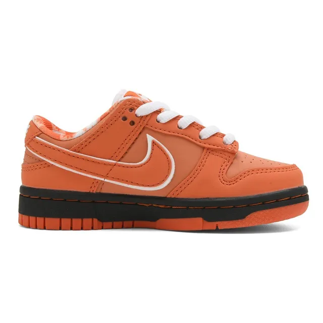 Nike SB Dunk Low Chaussures de Skateboard Orange et Crème Jaune 17