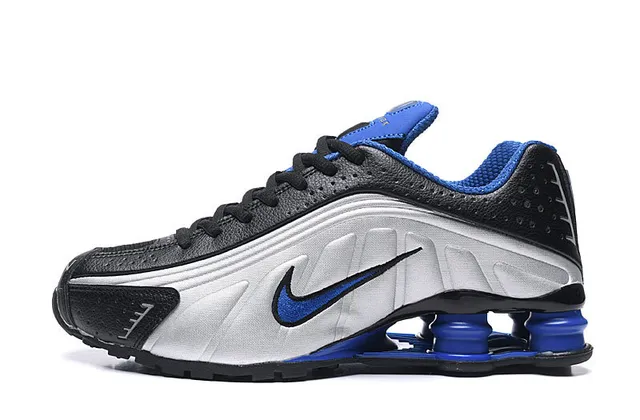 Nike Shox NZ Black White Blue Lifestyle Sneakers 2