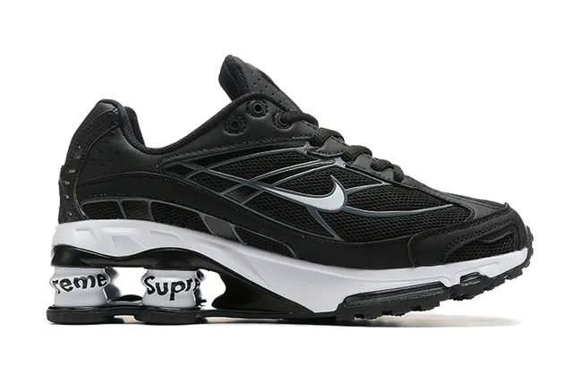 Nike Shox TL Supreme Black White Lifestyle Sneakers 5