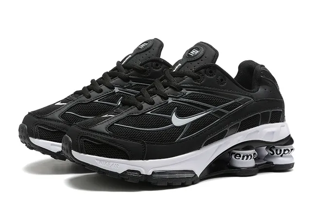 Nike Shox TL Supreme Black White Lifestyle Sneakers 6