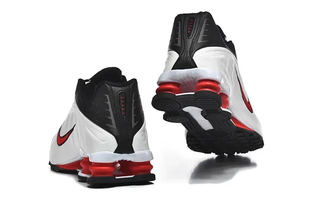 Nike Shox White Silver Blue Lifestyle Sneakers 20