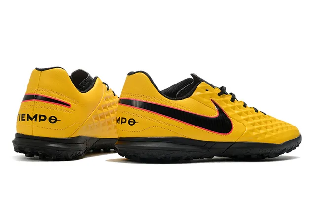 Nike Tiempo Turf blancs et vert néon Turf chaussures de football 11