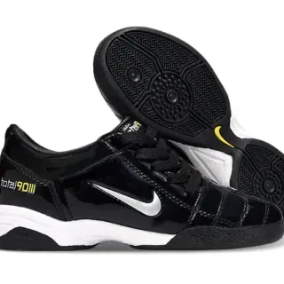 Nike Total 90 III Black White Yellow Indoor Soccer Shoes