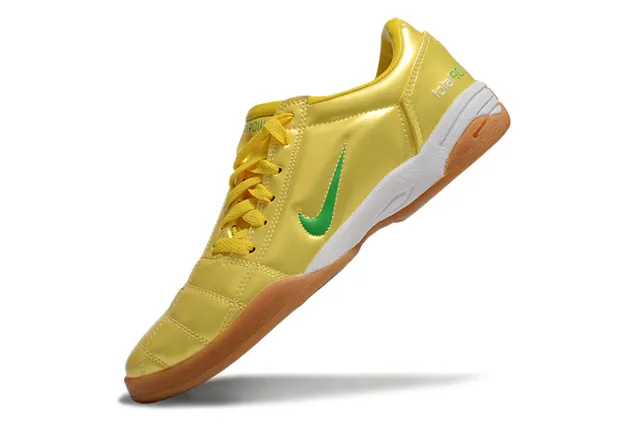 Nike Total90 III Jaune Vert Métallique Chaussures de football intérieur 3