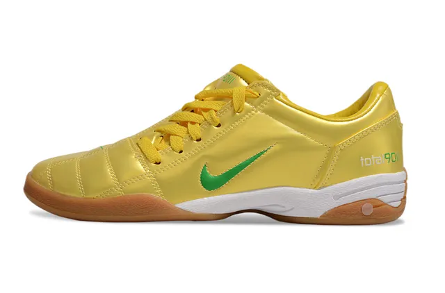 Nike Total90 III Jaune Vert Métallique Chaussures de football intérieur 7