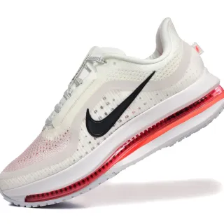 Nike White and Red Visible Air Running Shoes