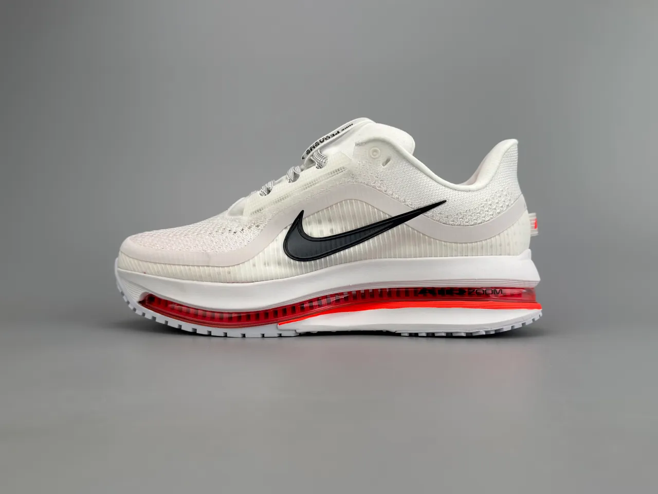 Nike White and Red Visible Air Running Shoes 10