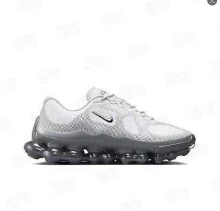 Nike White Gray Mesh Upper Sculpted Bubble Midsole Lifestyle Sneakers 2