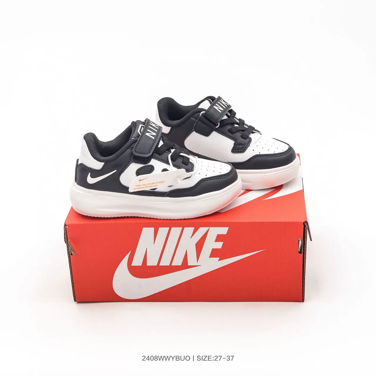 Nike White Multicolor Low-Top Velcro Strap Lifestyle Sneakers 6