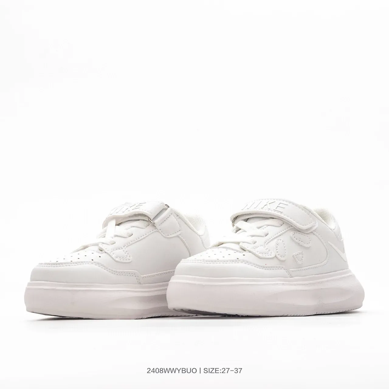 Nike White Multicolor Low-Top Velcro Strap Lifestyle Sneakers 11