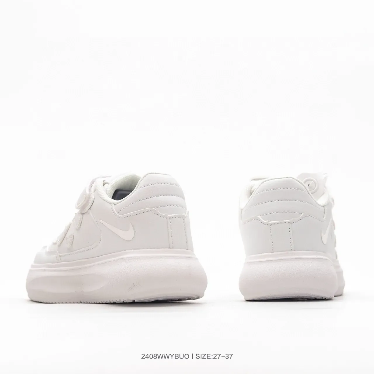 Nike White Multicolor Low-Top Velcro Strap Lifestyle Sneakers 12