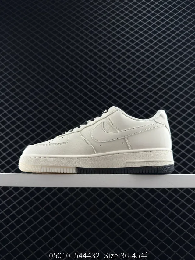 Nike x Supreme Air Force 1 Low Off-White Lifestyle Sneakers 6