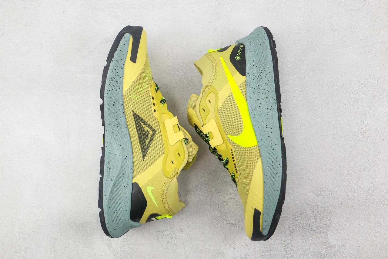 Nike Jaune Vert Trail Silhouette GORE-TEX Imperméable Chaussures de course 2