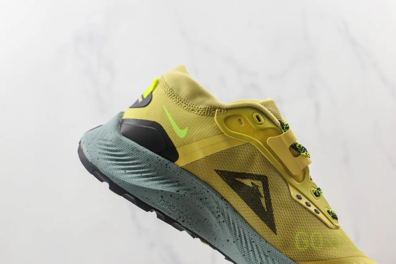 Nike Jaune Vert Trail Silhouette GORE-TEX Imperméable Chaussures de course 5