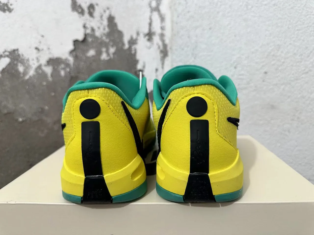Nike Zoom Freak Zapatos de Baloncesto Amarillo Verde High-Top 2