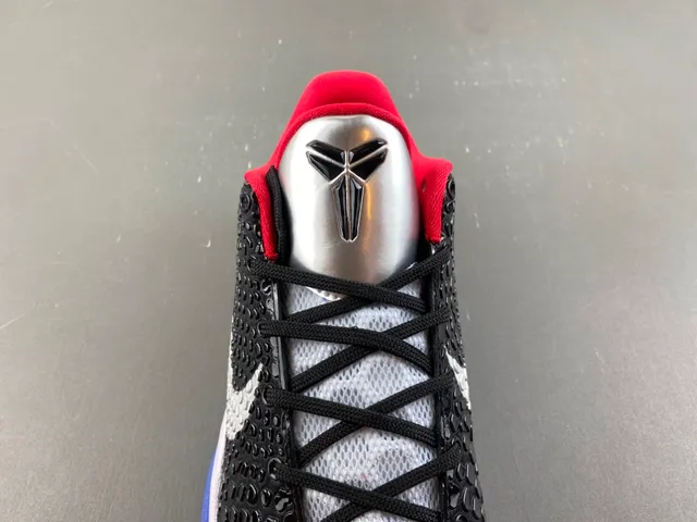Nike Zoom Kobe VI Black Silver Red Blue Basketball Shoes 6