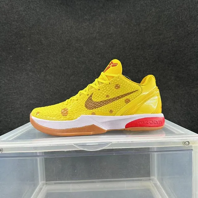 Nike Zoom Kobe VI Tênis de Basquete Amarelos 2