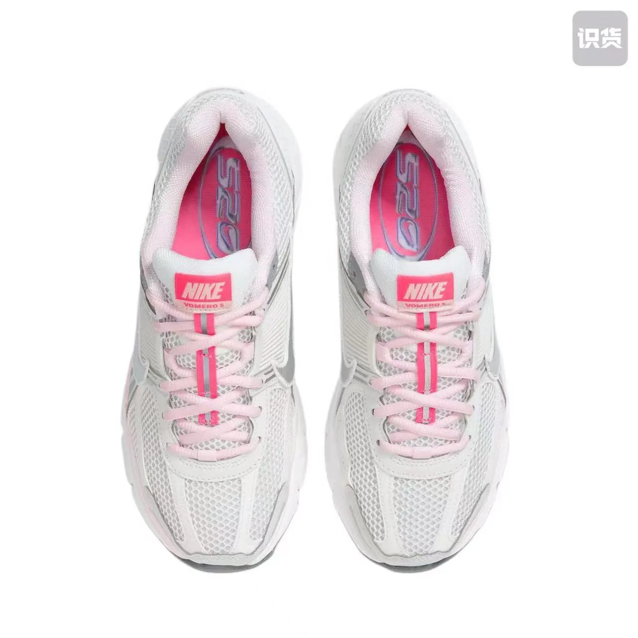 Nike Zoom Vomero 5 White Pink Running Shoes 2