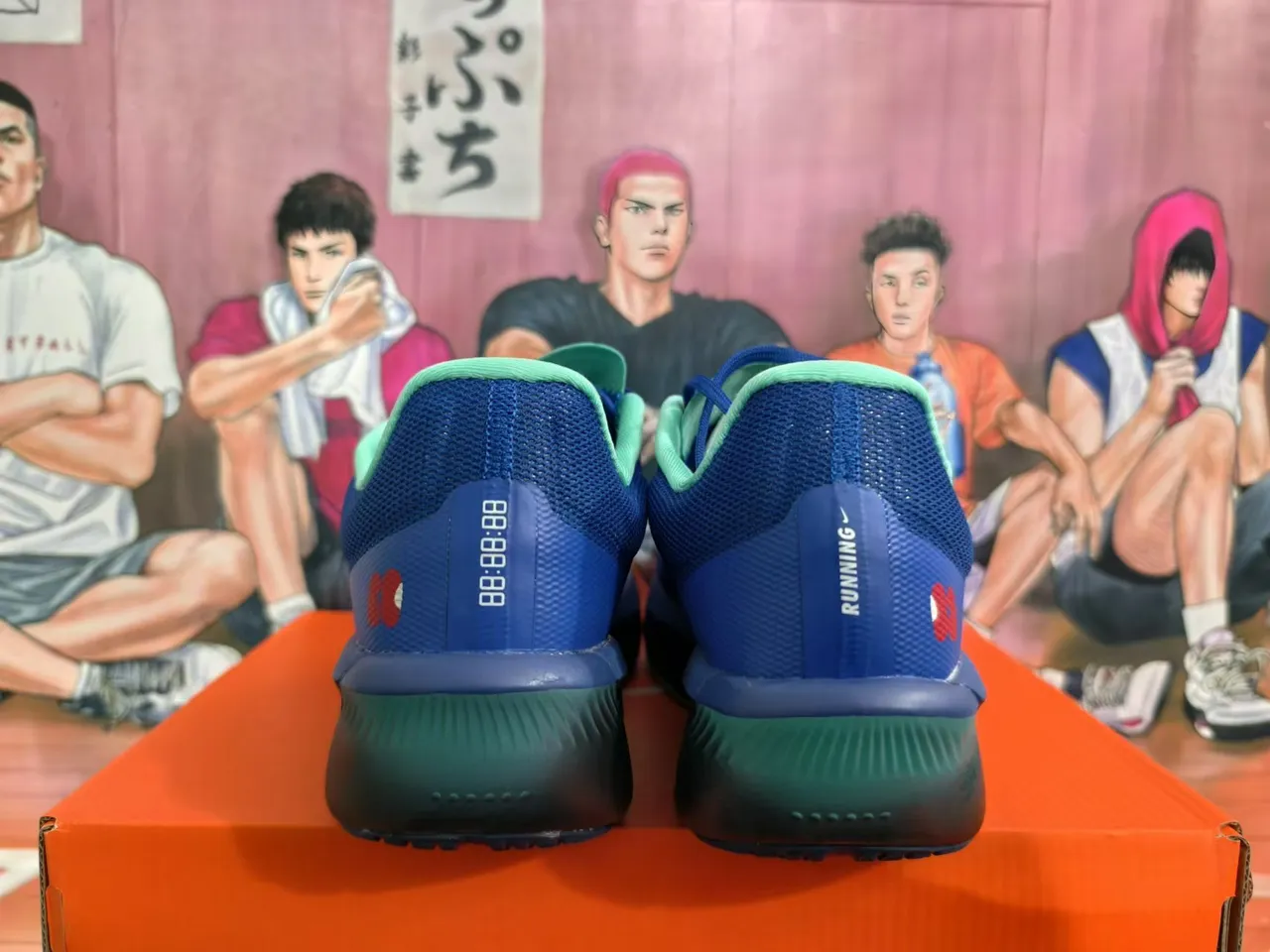 Nike ZoomX Zapatos de correr de malla transpirable Azul y Verde Menta 3