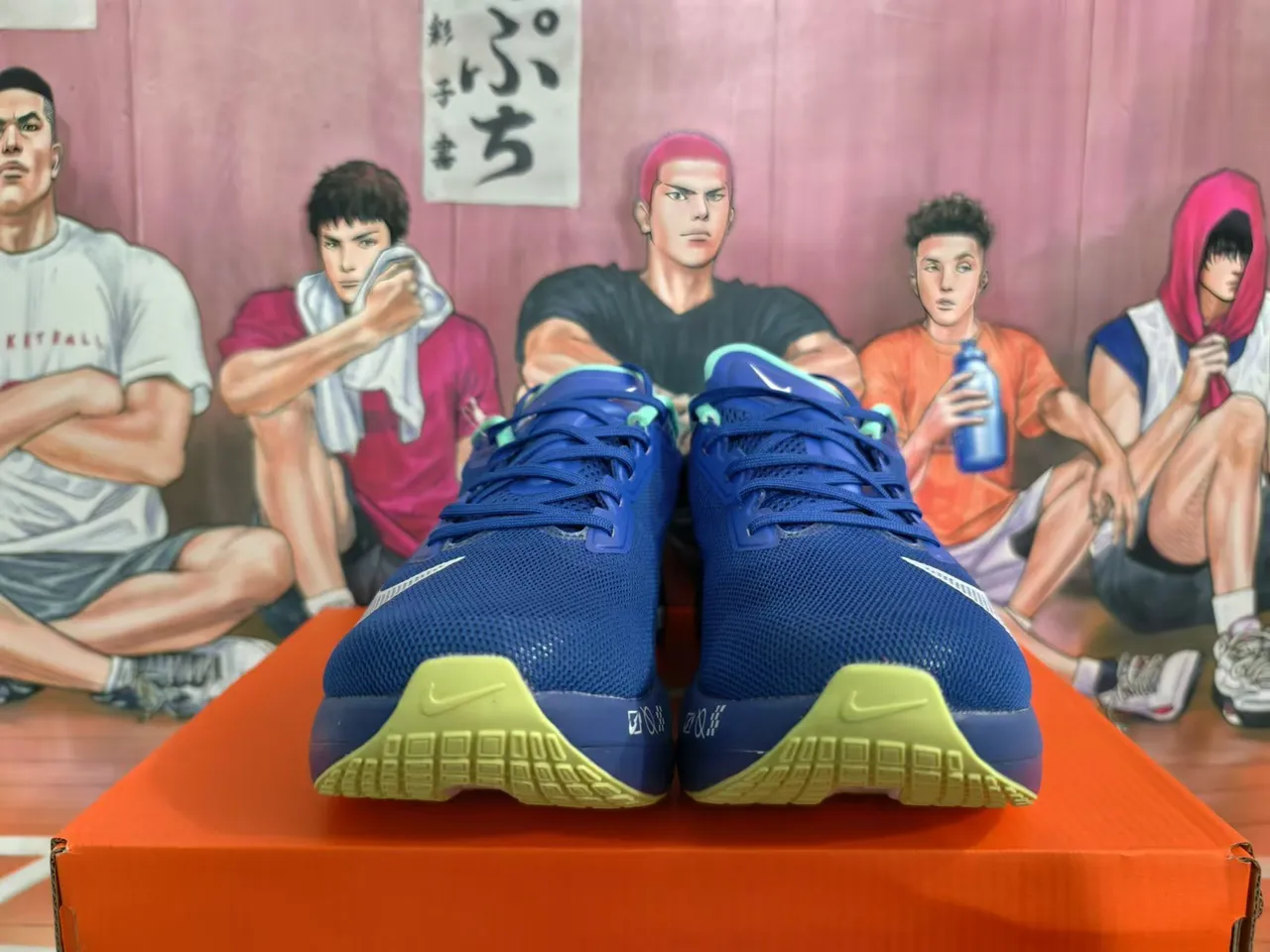 Nike ZoomX Zapatos de correr de malla transpirable Azul y Verde Menta 4