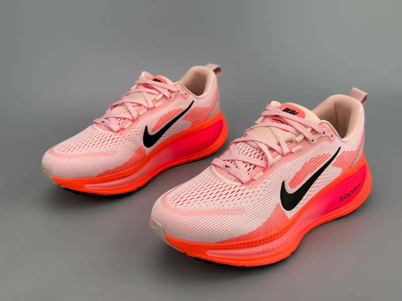 Nike ZoomX Invincible Run Chaussures de course rose orange upper knit ingénierie semelle sculptée 7