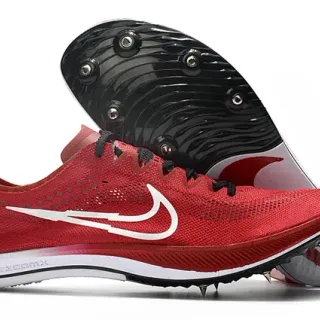 Nike ZoomX Streakfly Rojo Blanco Bajo Perfil Spike de Carreras Upper de Tejido Ingenieril Zapatos de Running