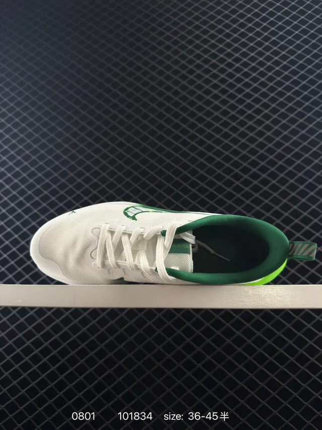 Nike ZoomX White Green Mesh Upper Running Shoes 3