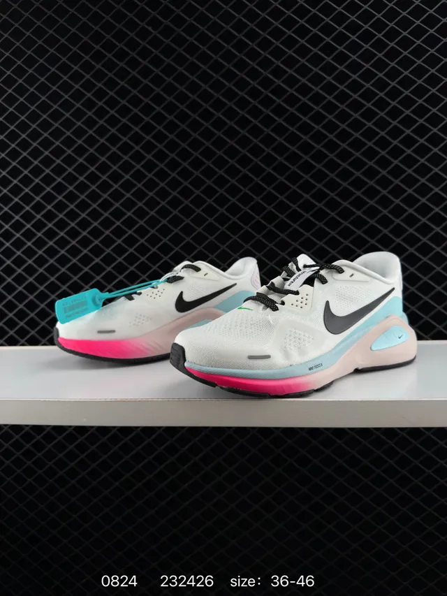 Nike ZoomX White Light Blue Pink Gradient Running Shoes 2