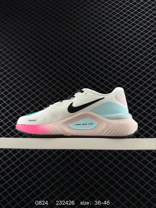 Nike ZoomX White Light Blue Pink Gradient Running Shoes 5