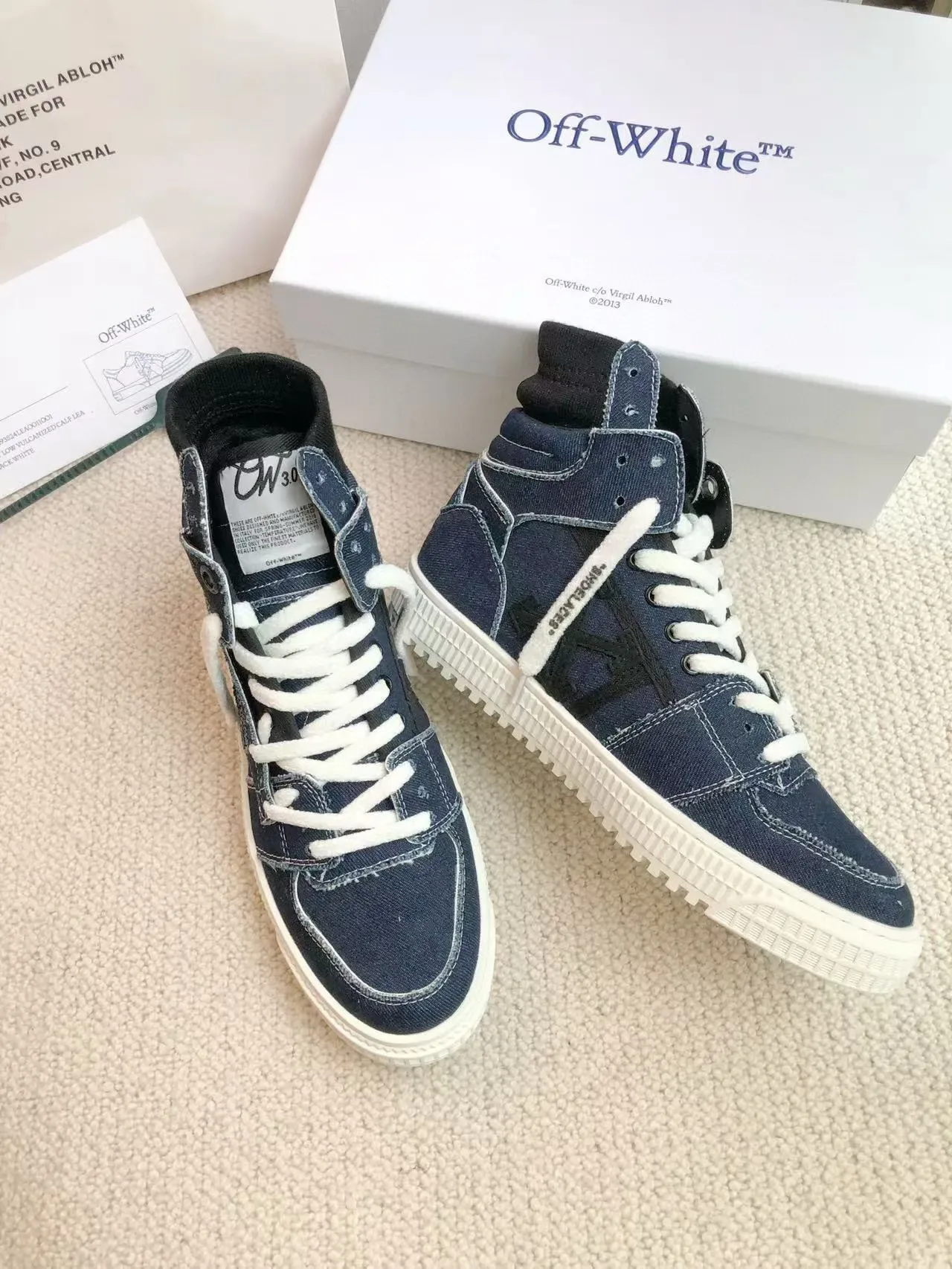 Off-White Sneakers Lifestyle en Denim Hautes 6
