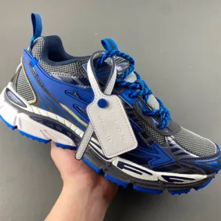 Off-White x Nike Air Zoom Tempo Chaussures Chunky Bleues