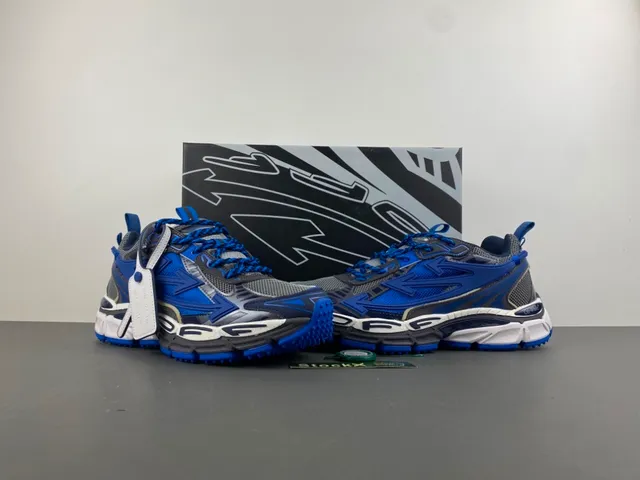 Off-White x Nike Air Zoom Tempo Chaussures Chunky Bleues 13