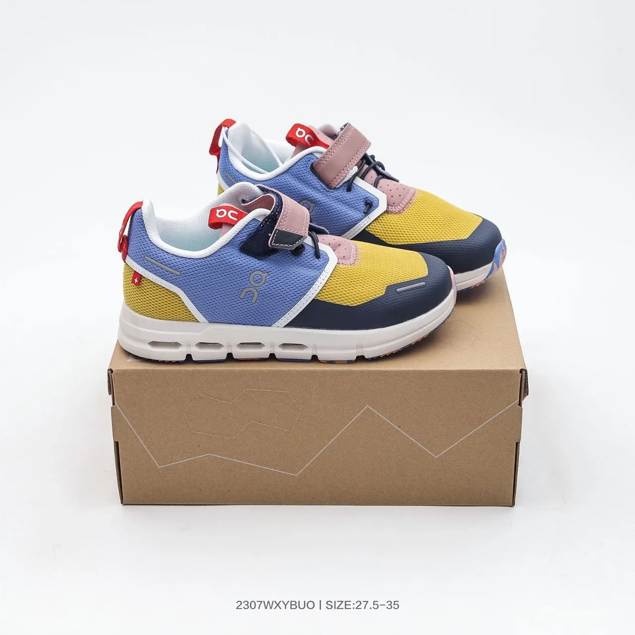 On Cloud Multicolor CloudTec Pod Midsole Velcro Strap Closure Lifestyle Sneakers 14