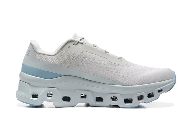 On Cloudmonster Tênis de corrida Cinza claro e Azul pálido 4