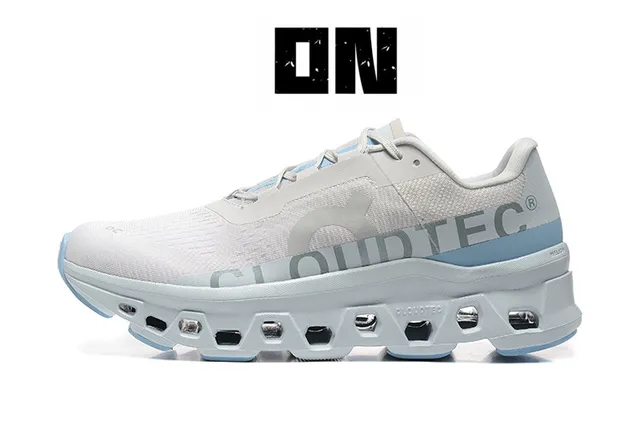 On Cloudmonster Tênis de corrida Cinza claro e Azul pálido 5