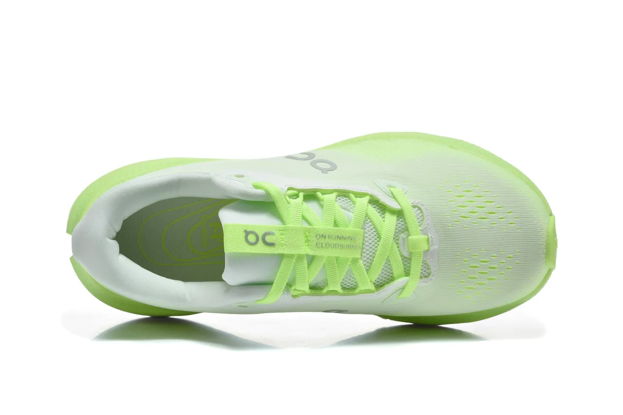On Cloudsurfer 3 Ivory Limelight Running Shoes 2