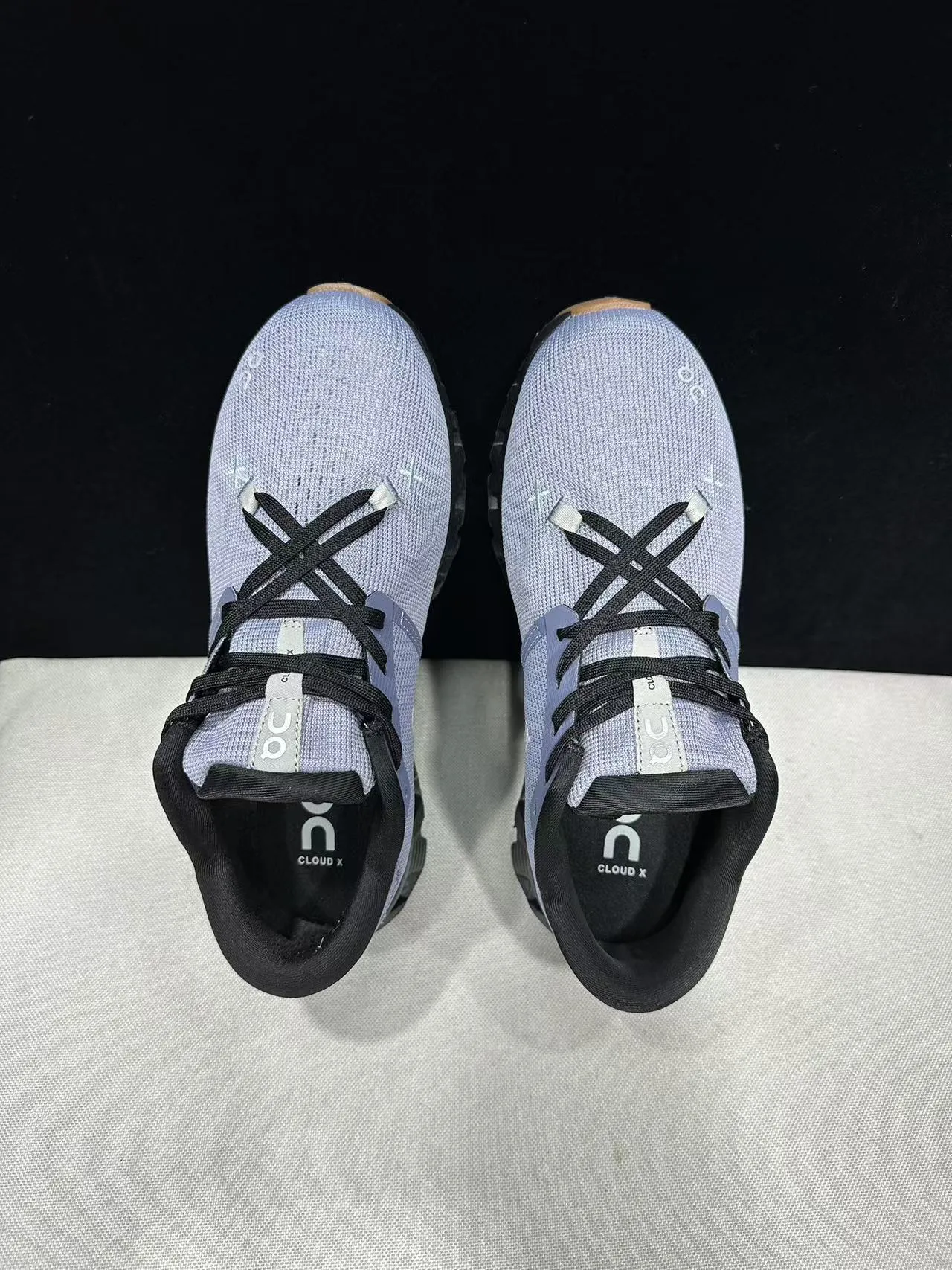 On Gray Black Engineered Knit Upper Segmented Rubber Sole Lifestyle Sneakers 6