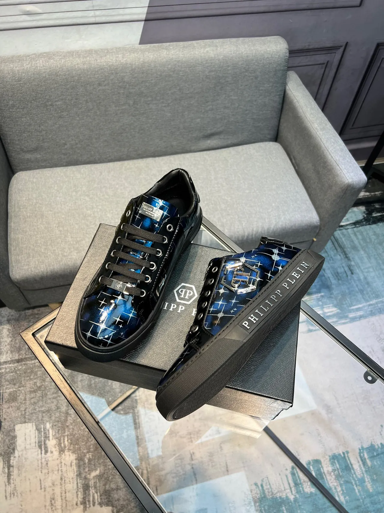 Philipp Plein Galaxy Print sneakers low top lifestyle 3
