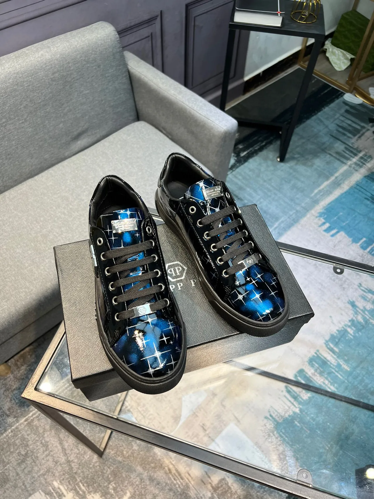 Philipp Plein Galaxy Print sneakers low top lifestyle 4