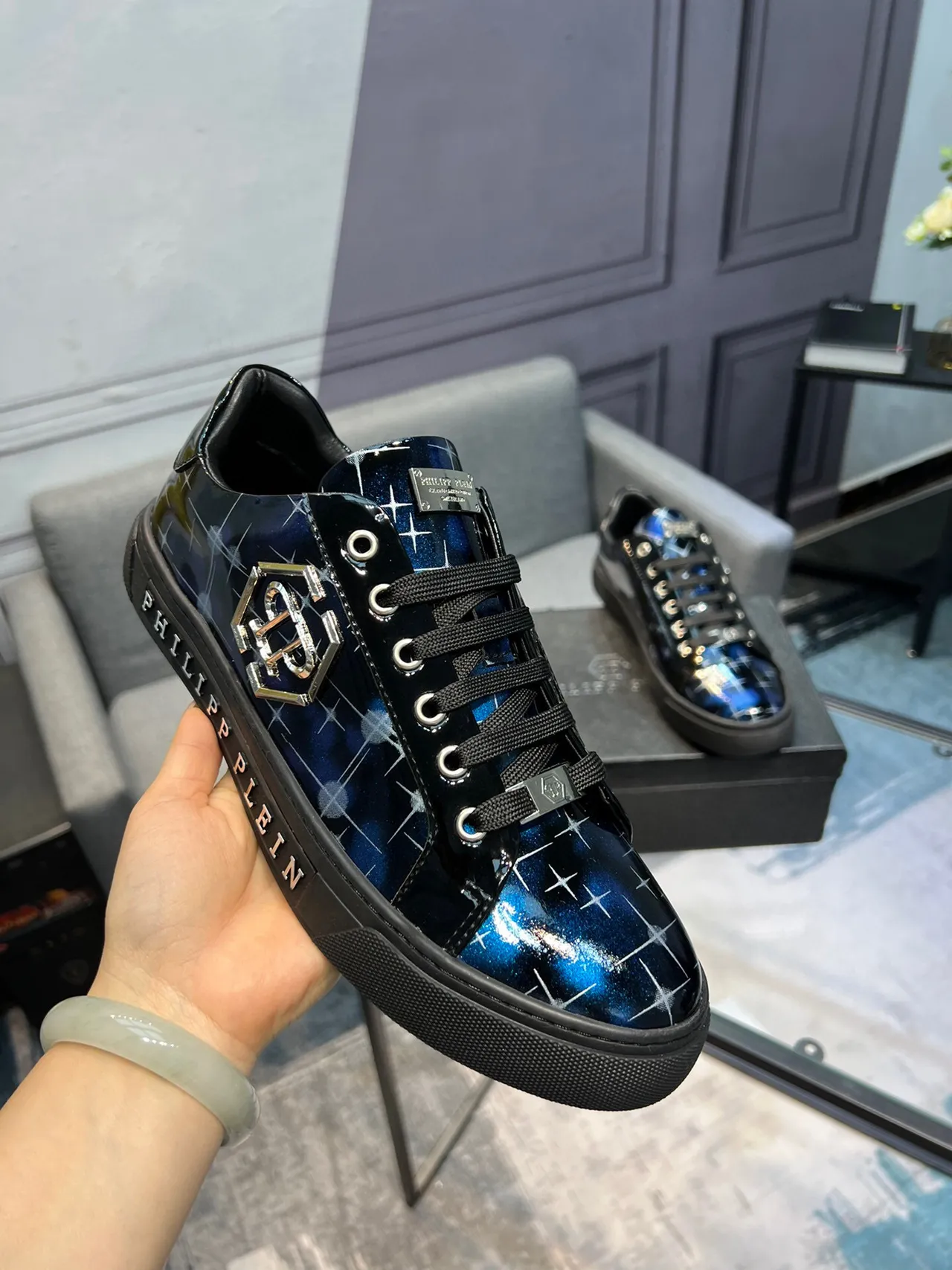 Philipp Plein Galaxy Print sneakers low top lifestyle 5