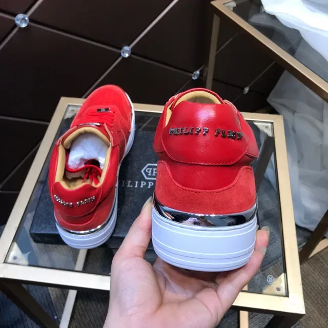 Philipp Plein Sneakers Lifestyle Rouge Perforé 5