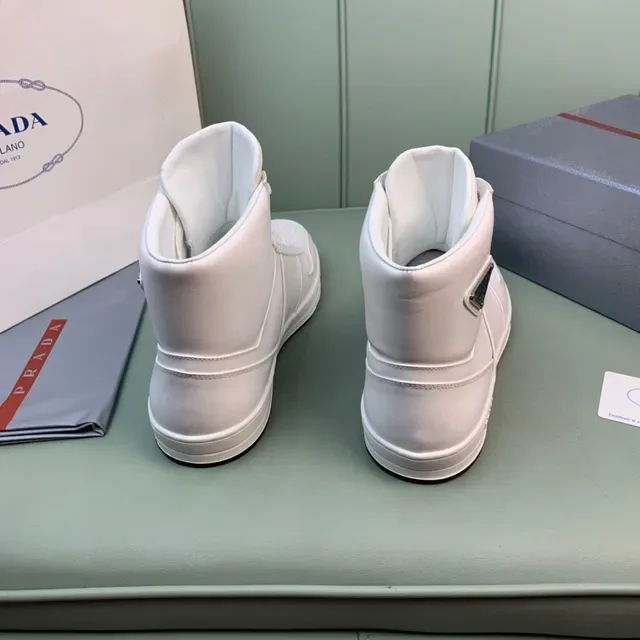 Prada Cloudbust High-Top White Lifestyle Sneakers 5