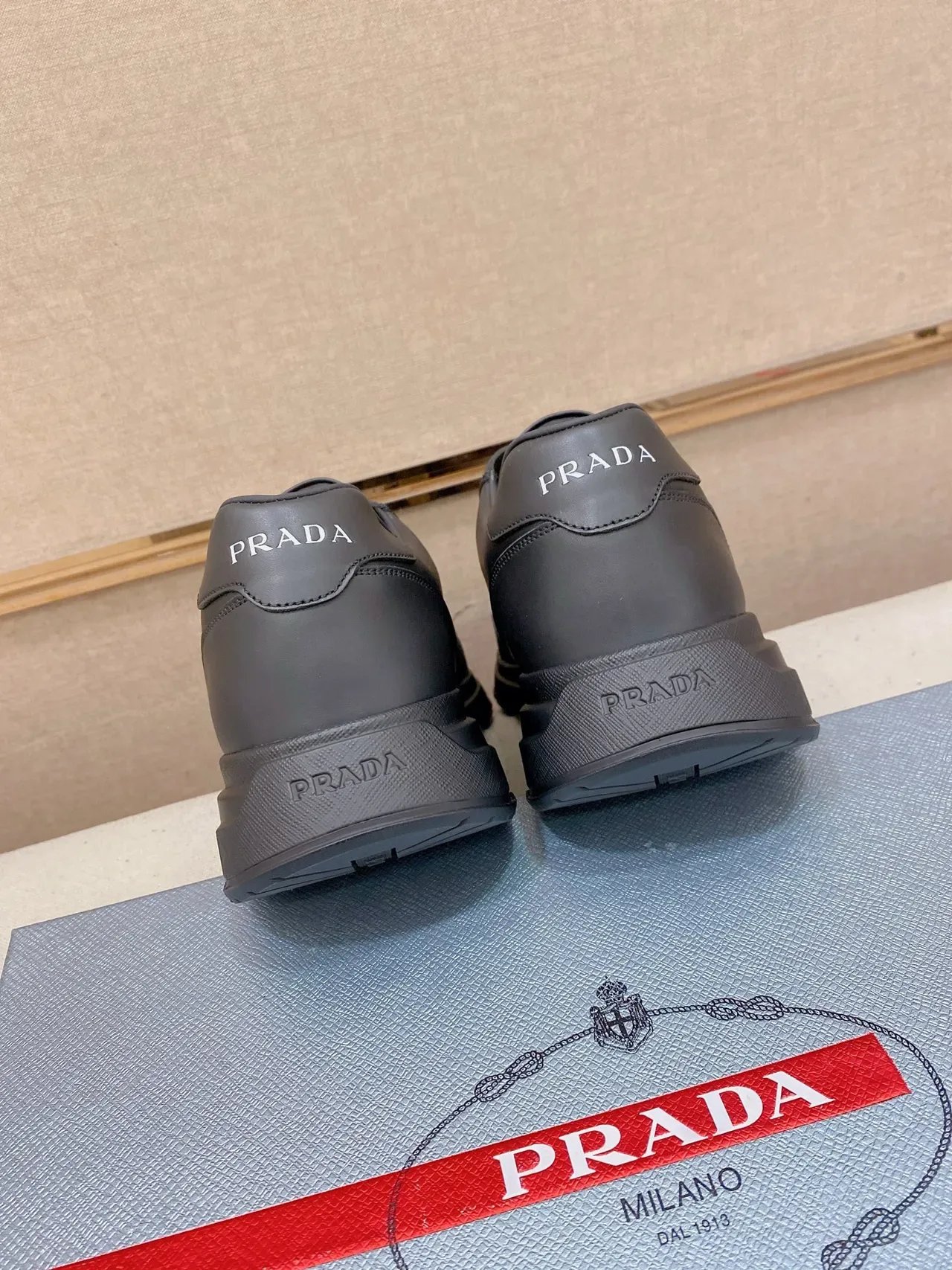 Prada Cloudbust Monochrome Black Lifestyle Sneakers 3