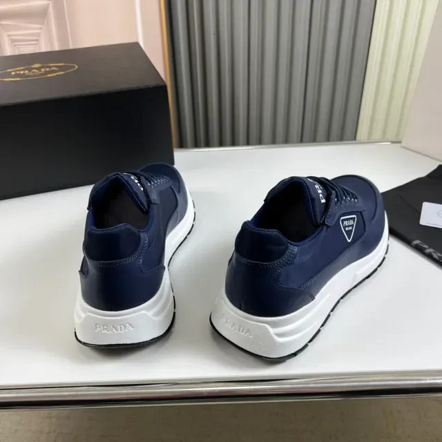 Prada Cloudbust Navy Textile Lifestyle Sneakers 6