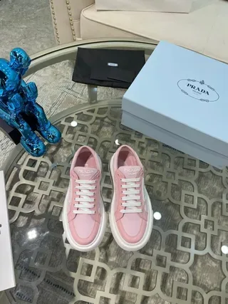Prada Cloudbust Pink Platform Lifestyle Sneakers 2