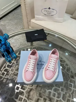 Prada Cloudbust Pink Platform Lifestyle Sneakers 7