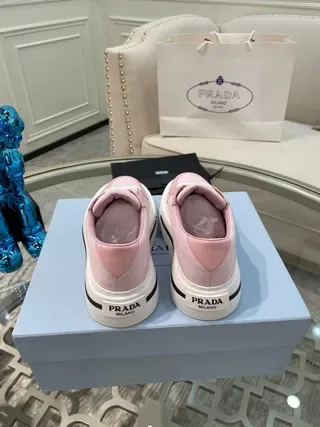 Prada Cloudbust Pink Platform Lifestyle Sneakers 9