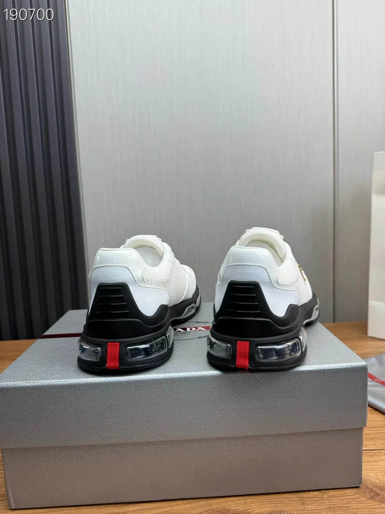 Prada Cloudbust White and Black Lifestyle Sneakers 2