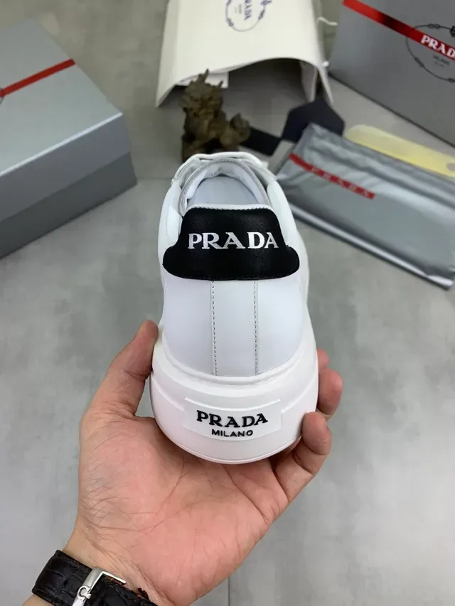 Prada Cloudbust White and Black Lifestyle Sneakers 3